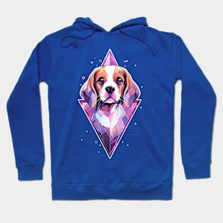 Beagle Dog Flowers Hoodie